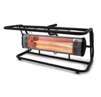 EnergyWise - Infrared Heater and Roll Cage combo - SILVER - Front_Zoom