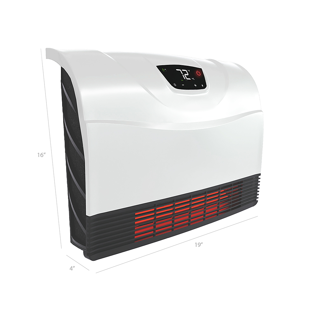 EnergyWise - 1500 Watt Wi-Fi Infrared Wall Heater - WHITE