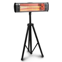 EnergyWise - Infrared Heater and Tripod combo - SILVER - Front_Zoom