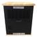Alt View 12. Heat Storm - 1500 Watt Infrared Cabinet Space Heater - BLACK.