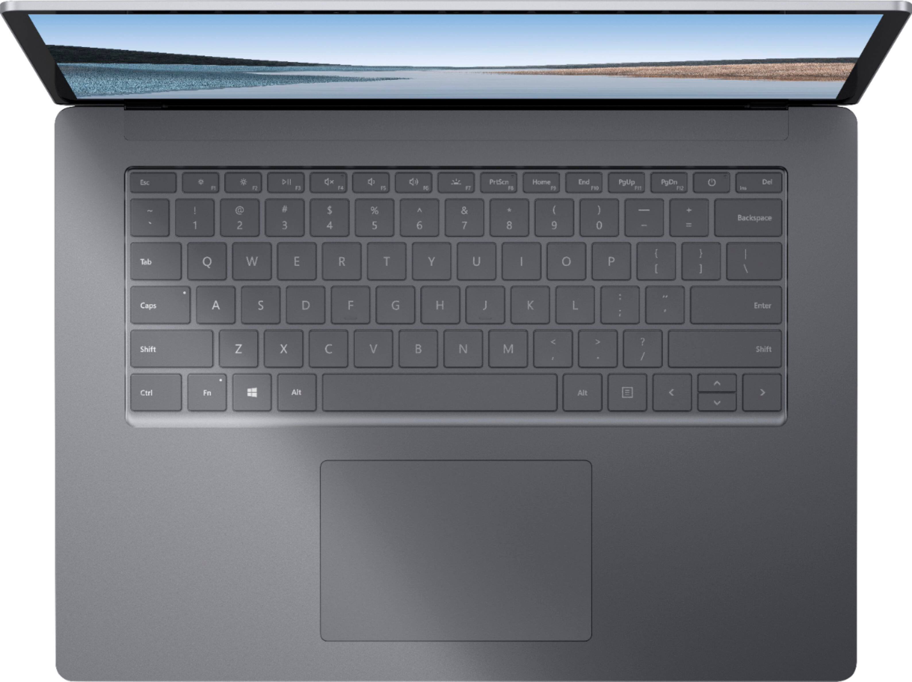 Alt View 12. Microsoft - Geek Squad Certified Refurbished Surface Laptop 3 15" Touch-Screen Laptop - AMD Ryzen 5 - 8GB Memory - 256GB SSD - Platinum.