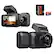 Front. Rexing - V5C 3” 4K Dual Dash Cam with Dual Band WiFi GPS with Adhesive Mount - Black.