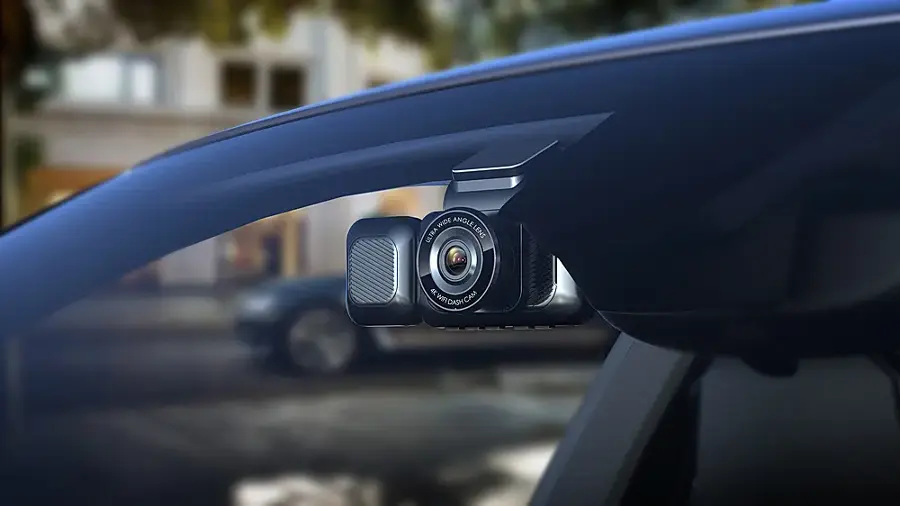 Alt View 17. Rexing - V5C 3” 4K Dual Dash Cam with Dual Band WiFi GPS with Adhesive Mount - Black.