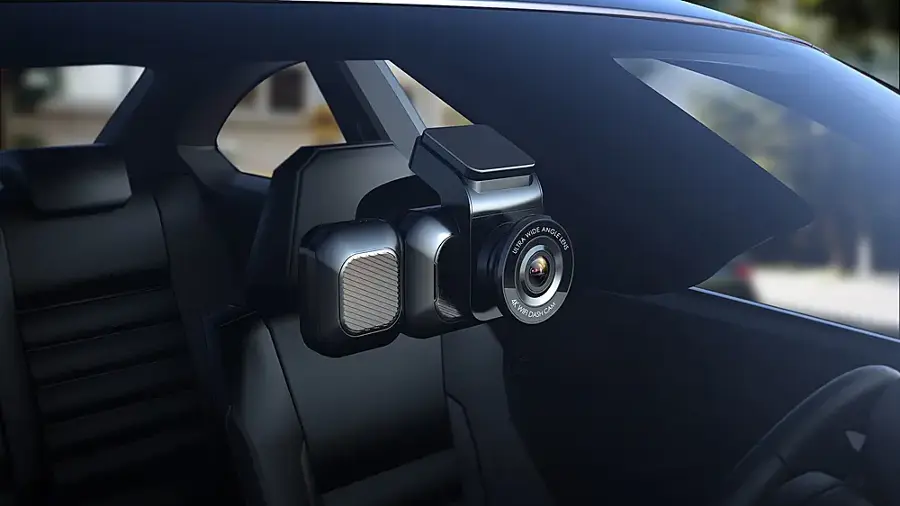 Alt View 20. Rexing - V5C 3” 4K Dual Dash Cam with Dual Band WiFi GPS with Adhesive Mount - Black.
