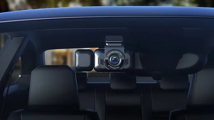 Alt View 22. Rexing - V5C 3” 4K Dual Dash Cam with Dual Band WiFi GPS with Adhesive Mount - Black.