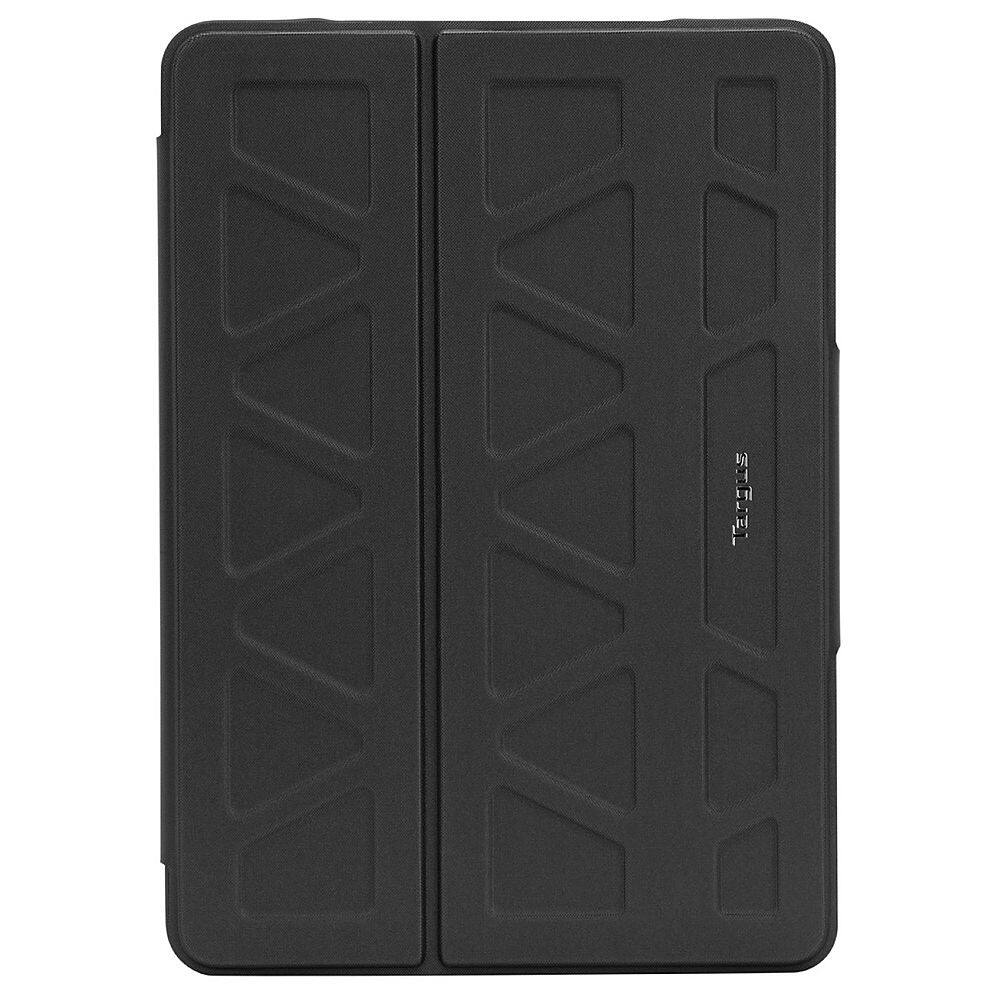 Front. Targus - Pro-Tek™ Antimicrobial Case for iPad® (9th/8th/7th gen.) 10.2", iPad Air® 10.5", and iPad Pro® 10.5" - Black.