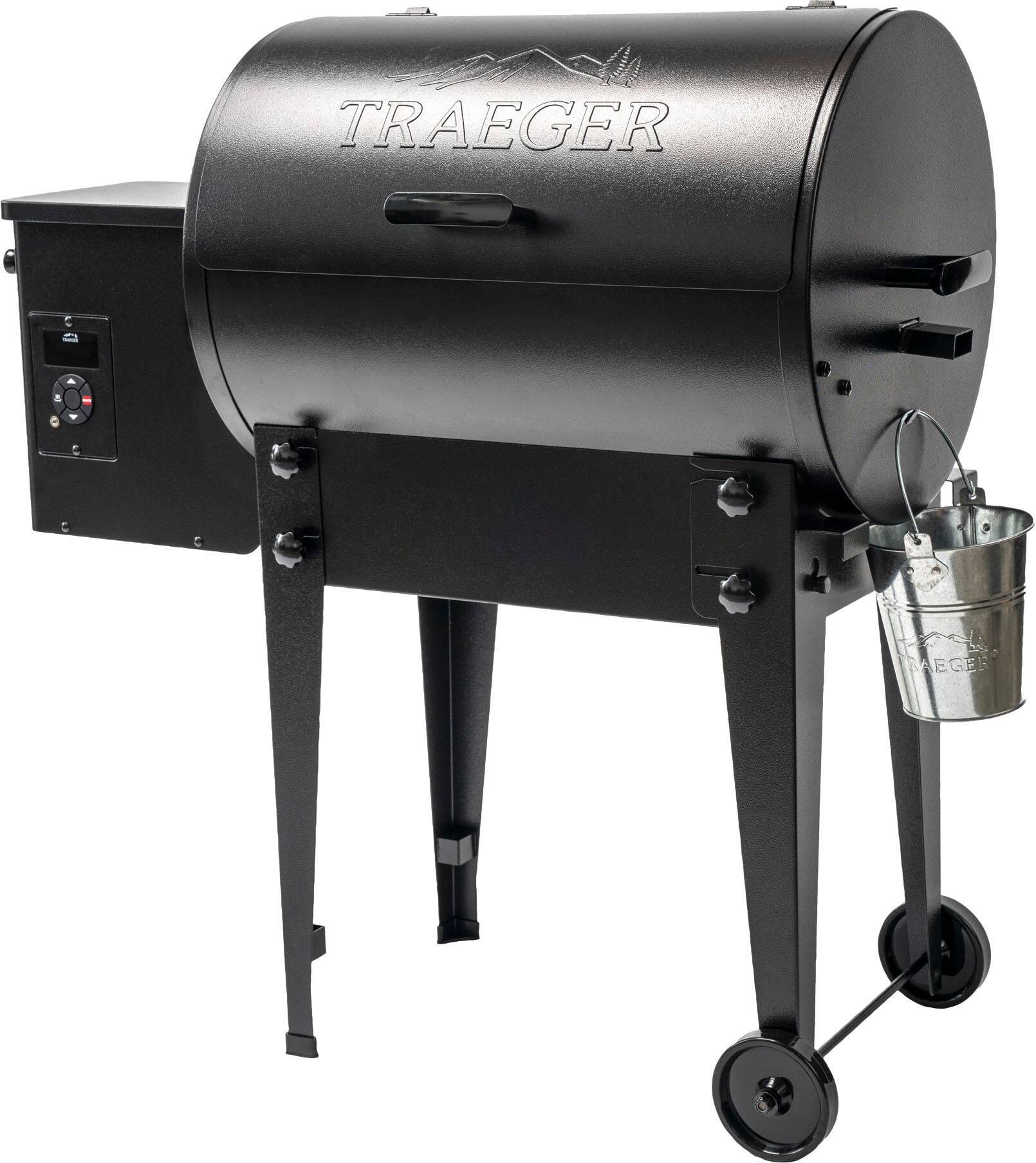 Angle. Traeger Grills - Tailgater 20 Wood Pellet Grill - Black.