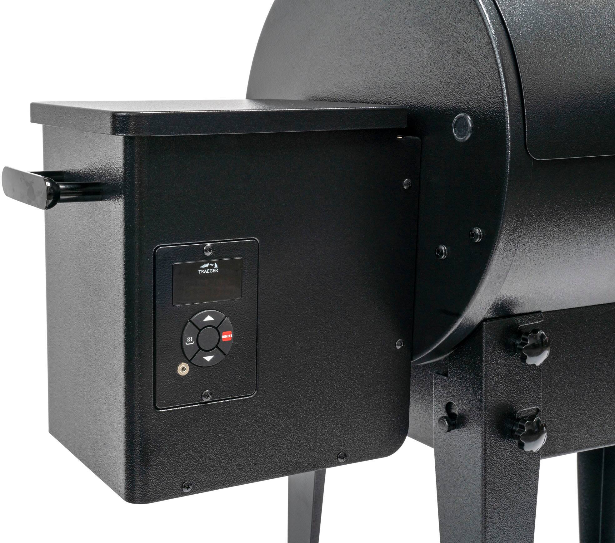 Alt View 12. Traeger Grills - Tailgater 20 Wood Pellet Grill - Black.