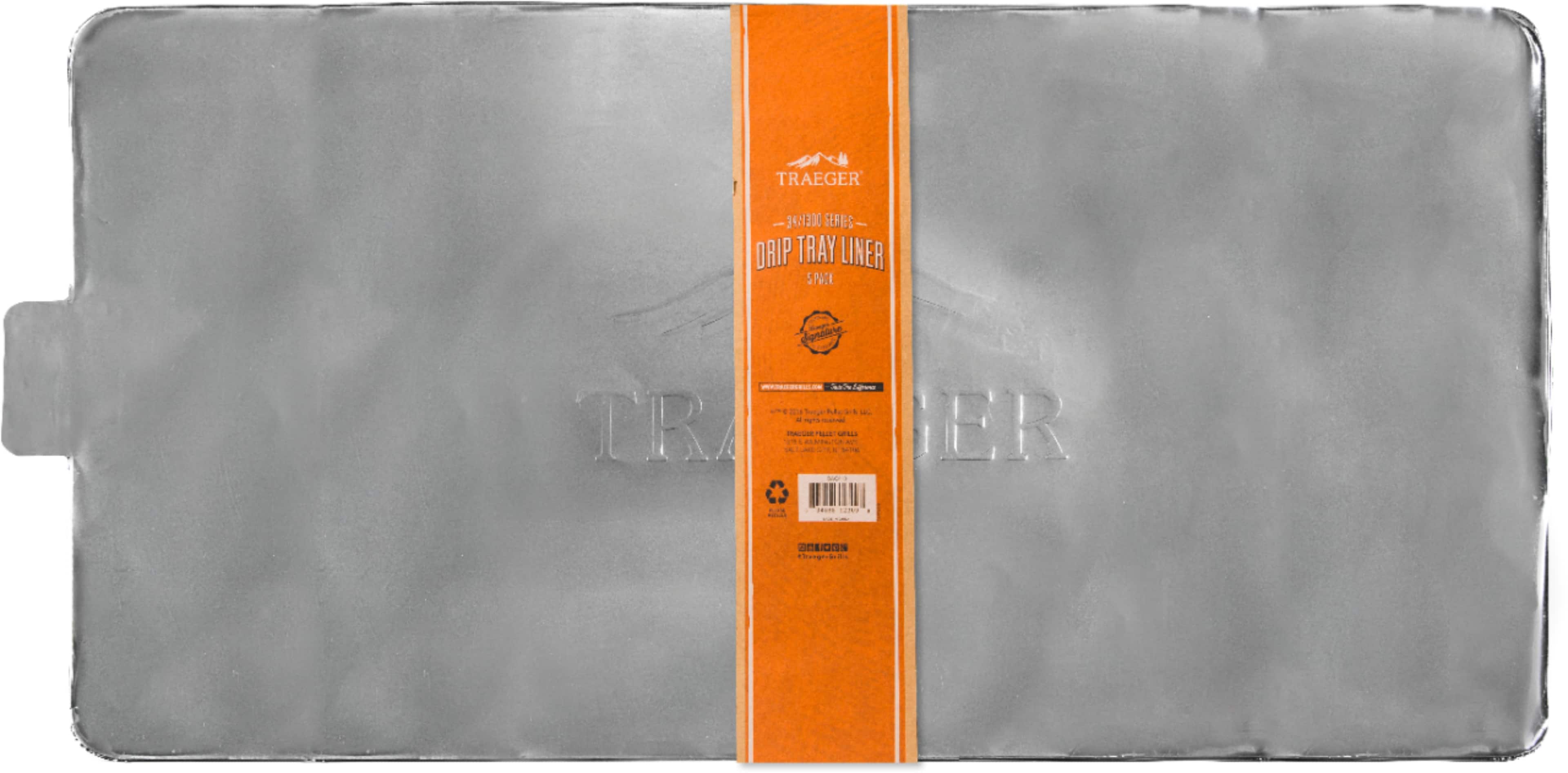 Traeger Grills - Pro 34 Drip Tray Liner - (5 pk) - Silver - Angle_Zoom