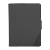 Targus - VersaVu® Antimicrobial Slim Case for iPad® (9th/8th/7th gen.) 10.2", iPad Air® 10.5", and iPad Pro® 10.5" - Black - Front_Zoom