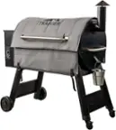Angle. Traeger Grills - Pro 34 Grill Insulation Blanket - Gray.