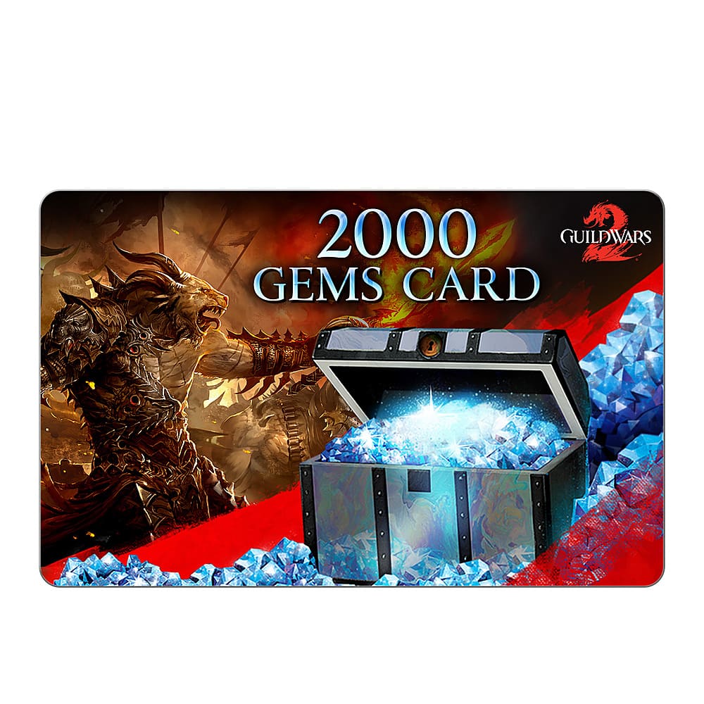 Front. ArenaNet - Guild Wars 2 Gem Card $25.