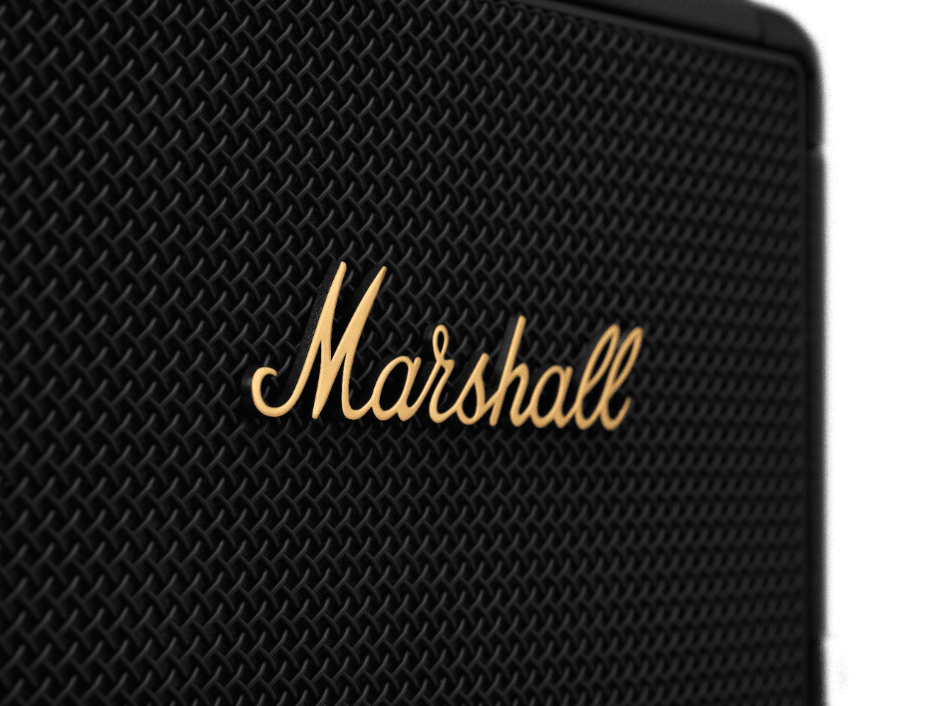 Alt View 12. Marshall - Kilburn II Portable Bluetooth Speaker - Black and Brass.