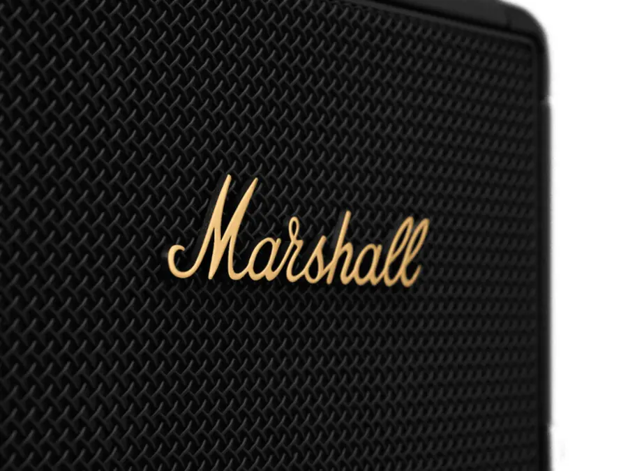 Alt View 12. Marshall - Kilburn II Portable Bluetooth Speaker - Black and Brass.