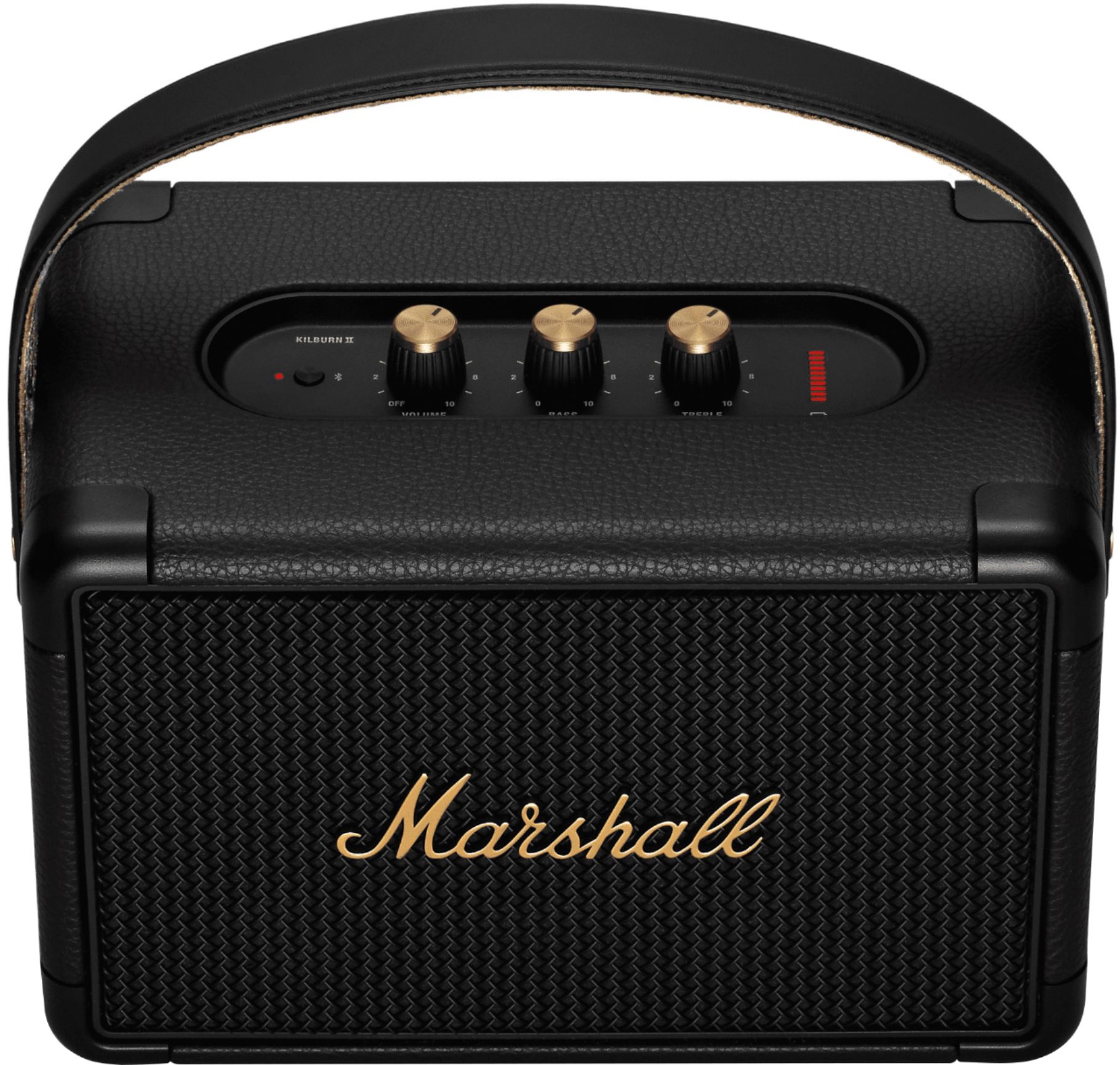 tuin Ploeg Detecteerbaar Marshall Kilburn II Portable Bluetooth Speaker Black and Brass 1006117 -  Best Buy
