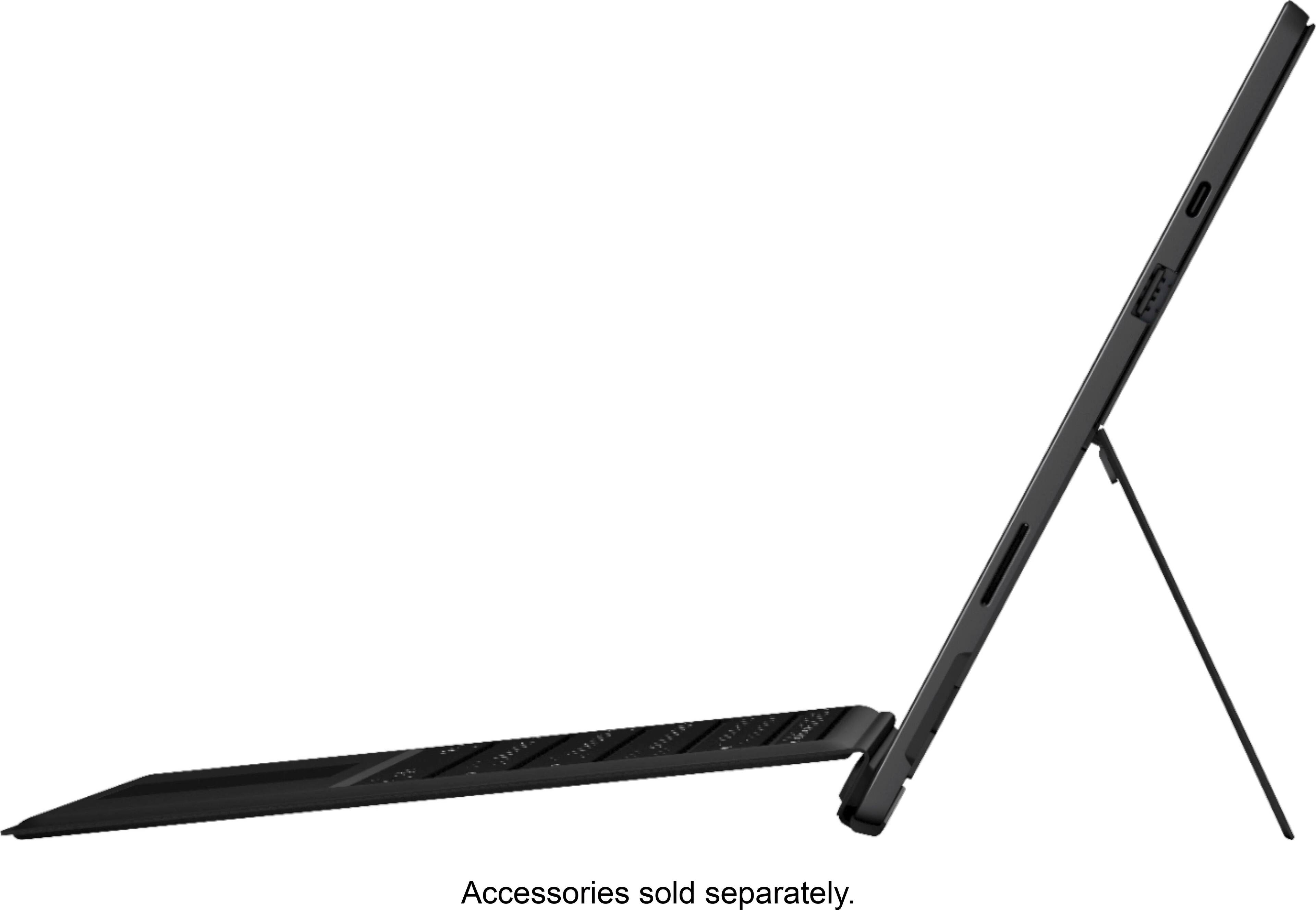 Alt View 12. Microsoft - Geek Squad Certified Refurbished Surface Pro 7 - 12.3" Touch Screen - 256GB SSD with Black Type Cover - Matte Black.