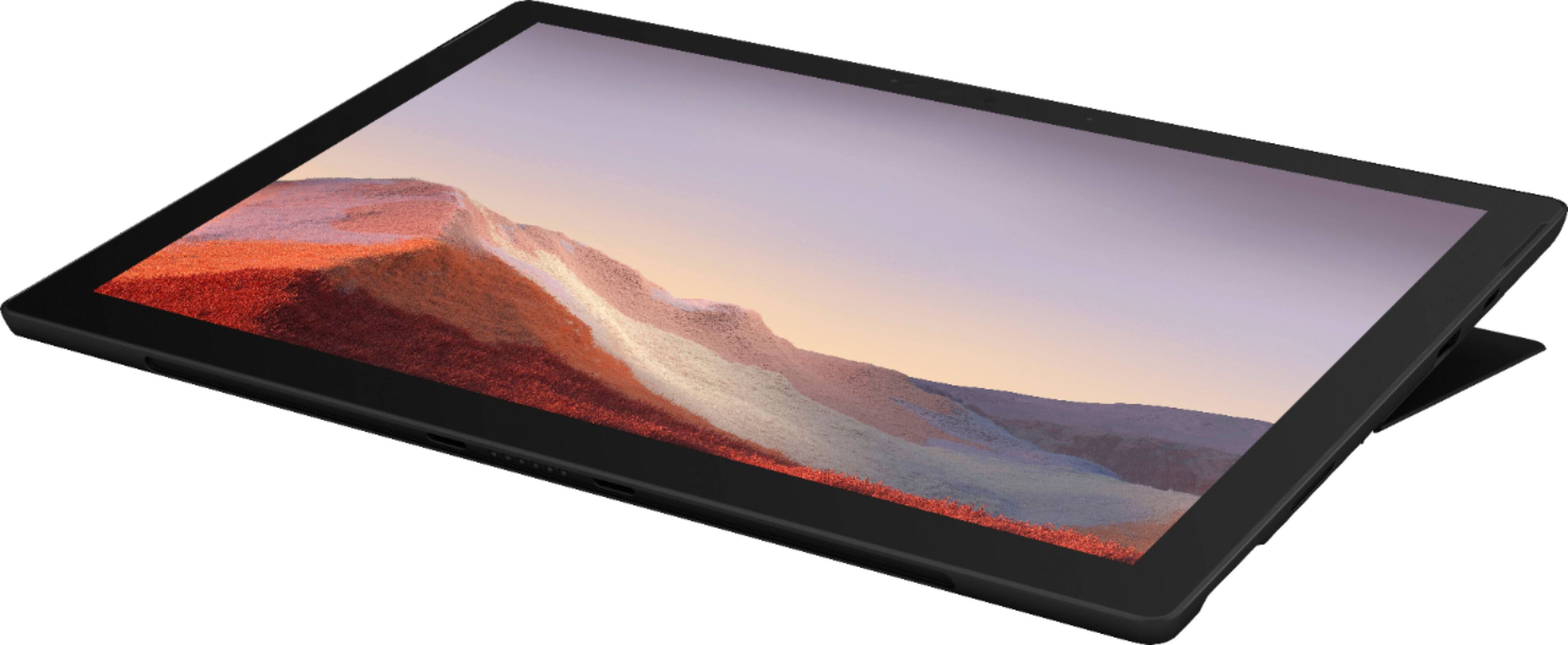Alt View 16. Microsoft - Geek Squad Certified Refurbished Surface Pro 7 - 12.3" Touch Screen - 256GB SSD with Black Type Cover - Matte Black.