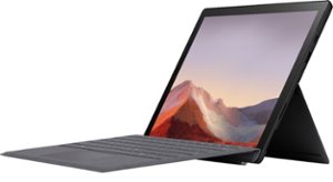 Microsoft - Geek Squad Certified Refurbished Surface Pro 7 - 12.3" Touch Screen - 512GB SSD - Matte Black - Front_Zoom