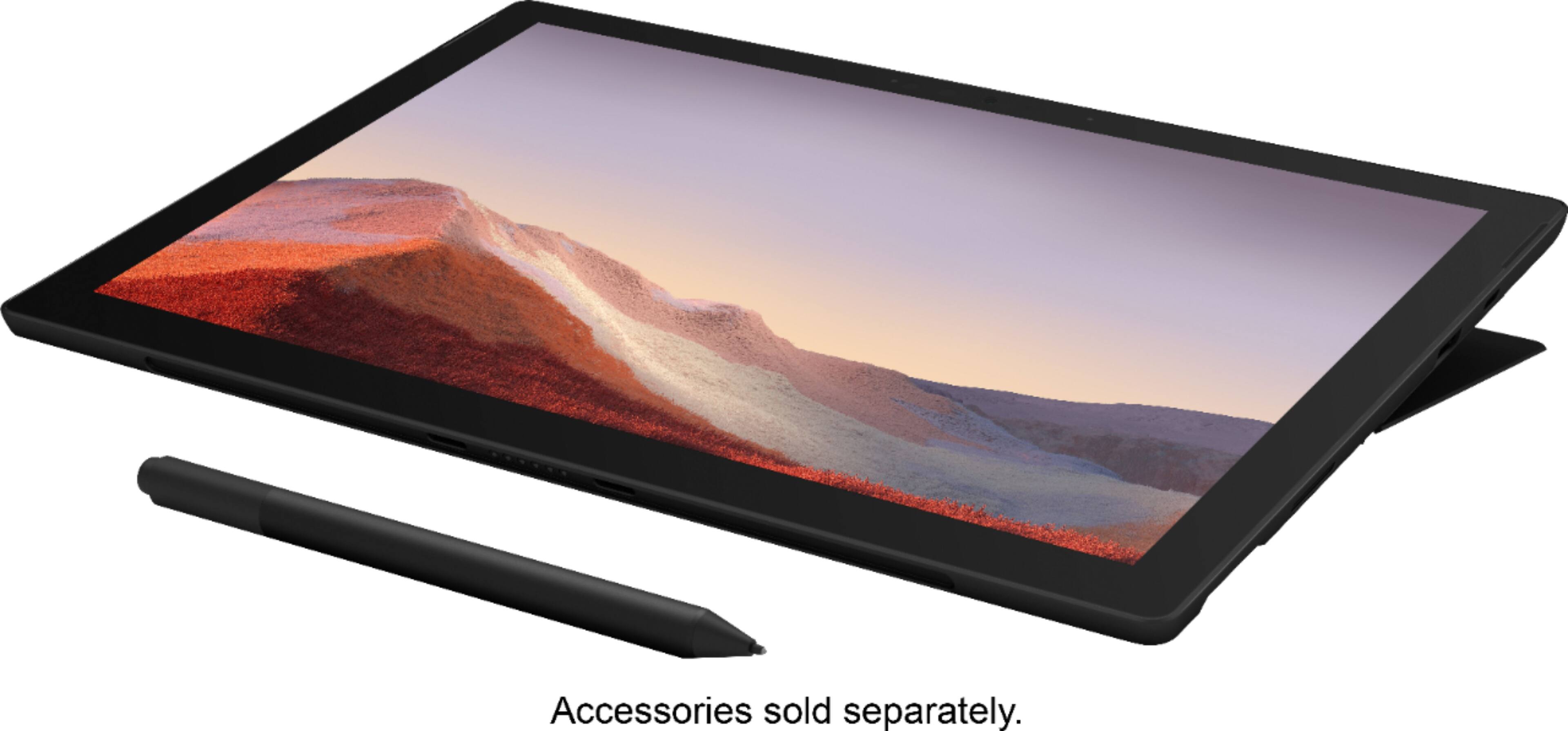 Alt View 14. Microsoft - Geek Squad Certified Refurbished Surface Pro 7 - 12.3" Touch Screen - 512GB SSD - Matte Black.