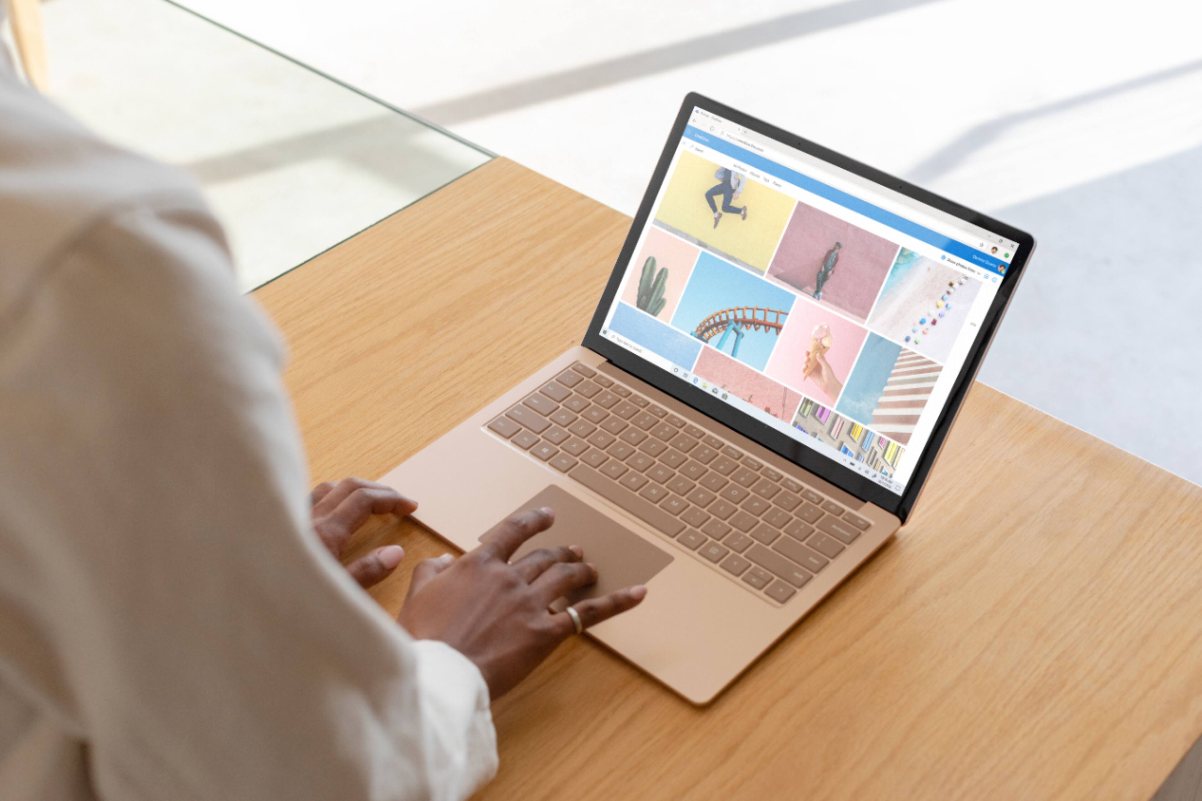 Alt View 17. Microsoft - Geek Squad Certified Refurbished Surface Book 3 13.5" Touch-Screen Laptop - Intel Core i7 - 16GB - 256GB SSD - Sandstone.