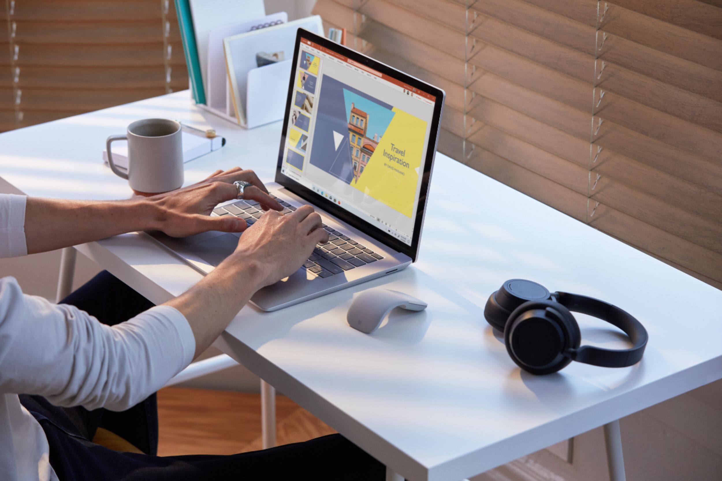 Alt View 17. Microsoft - Geek Squad Certified Refurbished Surface Laptop 3 - 15" Touch-Screen - AMD Ryzen 5 - 16GB Memory - 256GB SSD - Platinum.