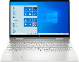 HP - Geek Squad Certified Refurbished ENVY 2-in-1 15.6" Touch-Screen Laptop - Core i5 - 8GB Memory - 256GB SSD - Natural Silver - Front_Zoom