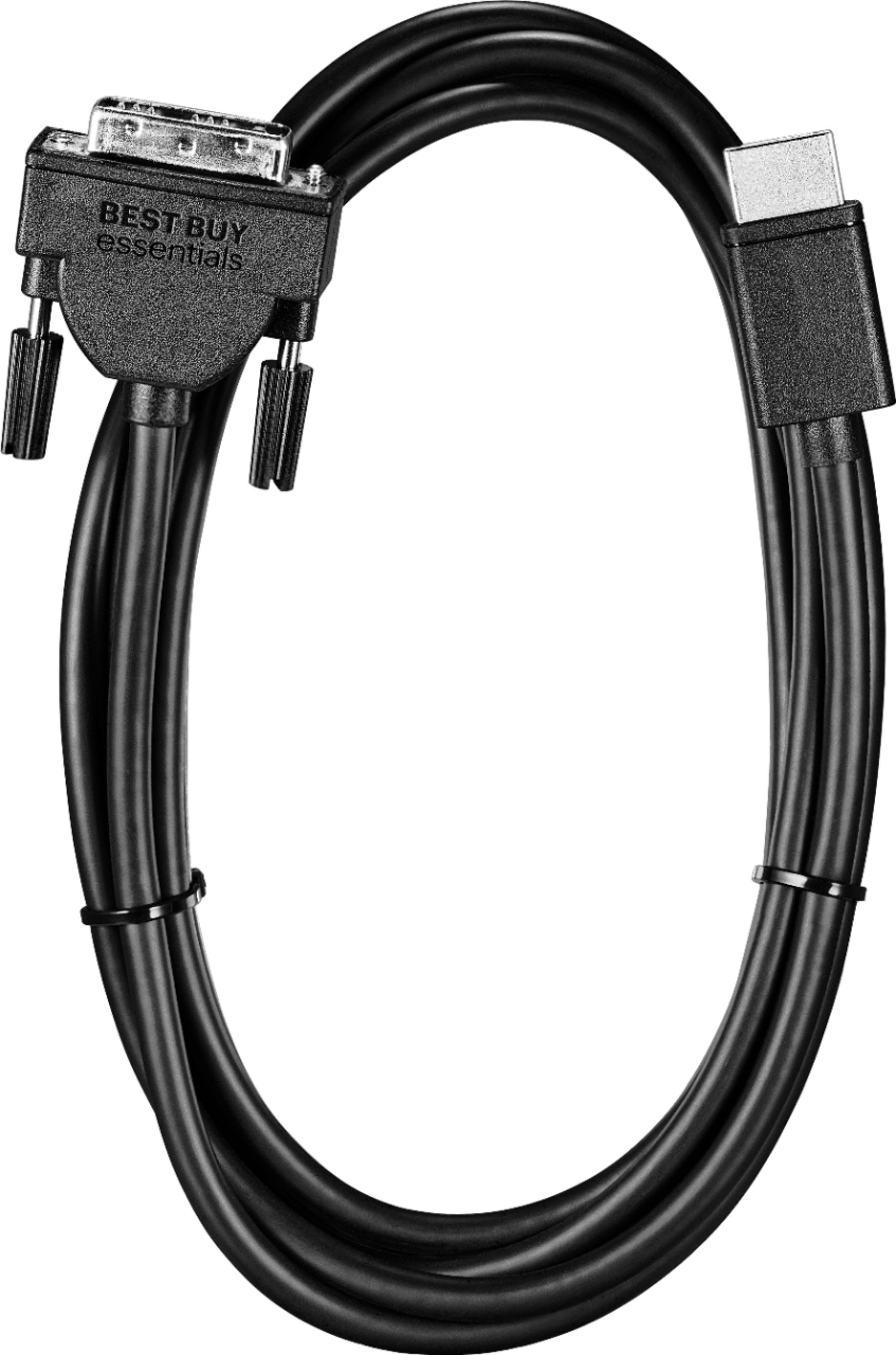 Best Buy: Best Buy essentials™ 6' DVI-D-to-HDMI Cable Black BE-PCHDDV6