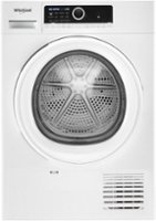Whirlpool - 4.3 Cu. Ft. Electric Dryer with Energy-Efficient Small Space Dryer Technology - White - Front_Zoom