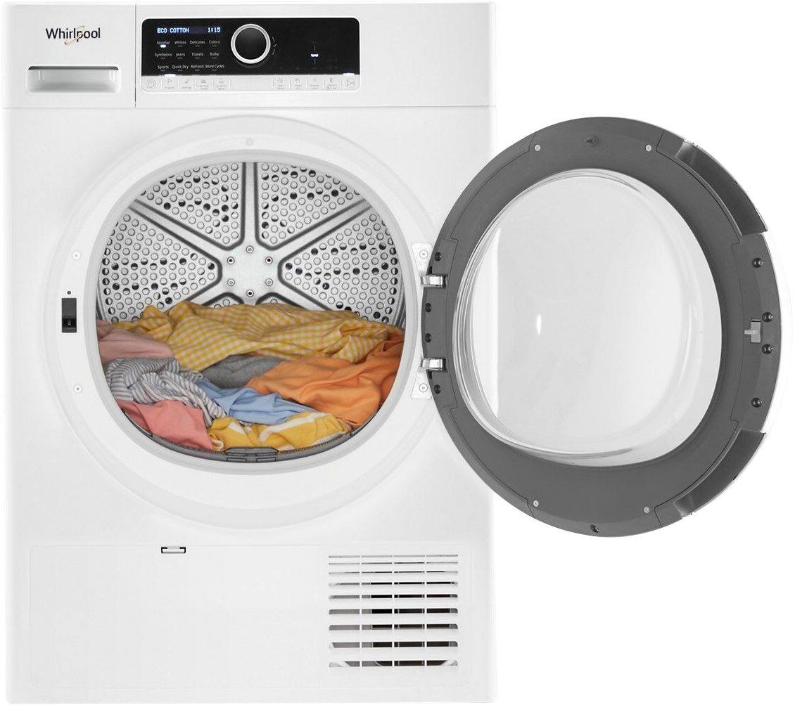 Alt View 14. Whirlpool - 4.3 Cu. Ft. Electric Dryer with Energy-Efficient Small Space Dryer Technology - White.