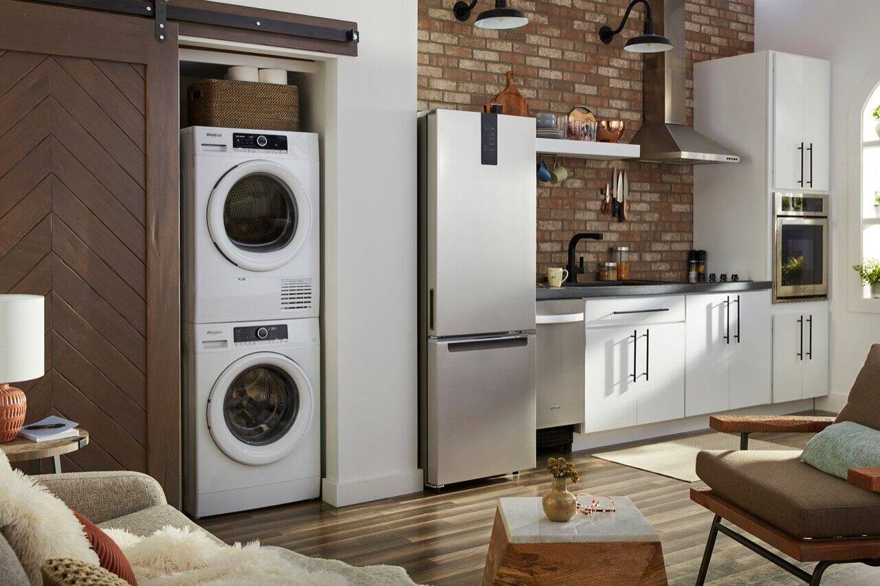 Alt View 24. Whirlpool - 4.3 Cu. Ft. Electric Dryer with Energy-Efficient Small Space Dryer Technology - White.