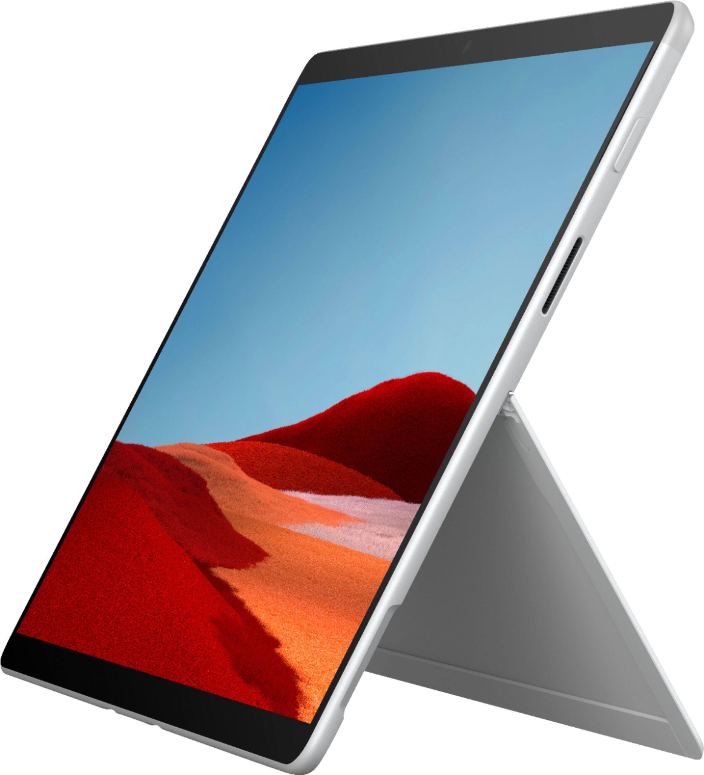 Alt View 17. Microsoft - Geek Squad Certified Refurbished Surface Pro X - 13" Touch-Screen - 256GB - Wi-Fi + 4G LTE - Platinum.