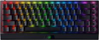 Front. Razer - BlackWidow V3 Mini Hyperspeed 65% Wireless Mechanical Clicky Tactile Switch Gaming Keyboard with Chroma RGB Backlighting - Black.