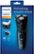 Alt View 17. Philips Norelco - Series 3000 Rechargeable Wet/Dry Electric Shaver - Modern Steel Metallic.