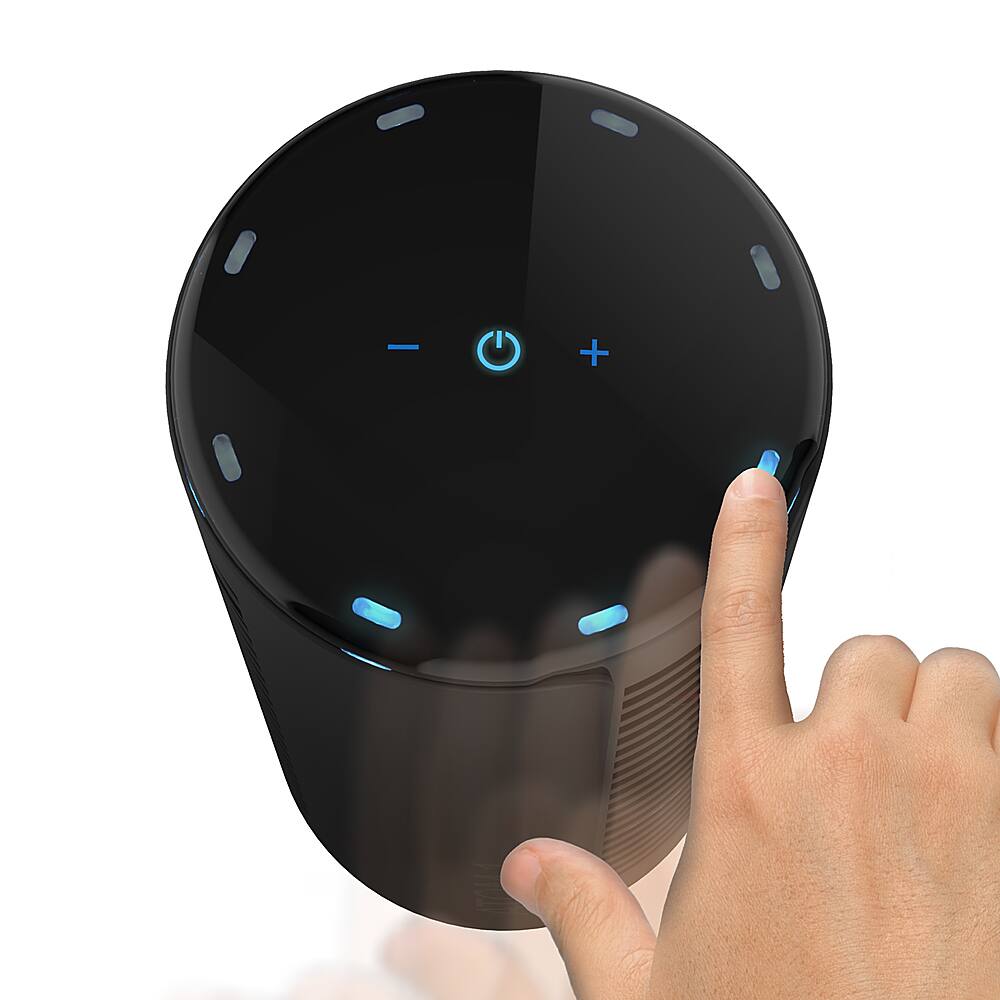 Alt View 12. Vornado - ATOM 1 Desktop Tower Fan - Black.