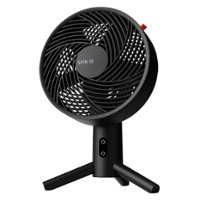 Sharper Image - SPIN 10 Oscillating Table Fan - Black - Front_Zoom