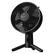 Front. Sharper Image - SPIN 10 Oscillating Table Fan - Black.