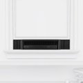 Angle. Sharper Image - PORTAL Window Fan with Reversible Exhaust - Black.