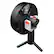 Alt View 12. Sharper Image - SPIN 12 Oscillating Table Fan with Remote - Black.