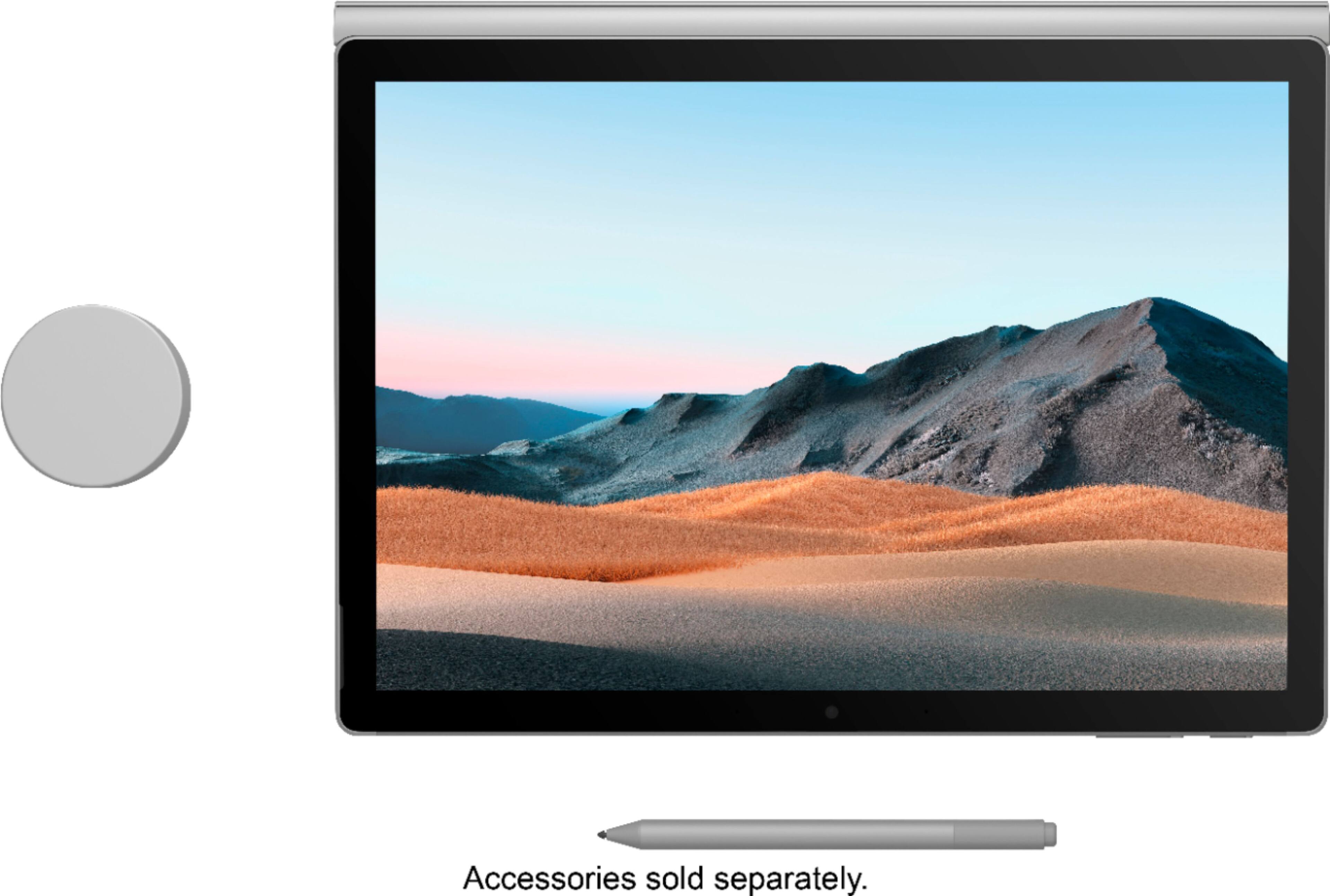 Alt View 11. Microsoft - Geek Squad Certified Refurbished Surface Book 3 - Intel Core i7 - 16GB - NVIDIA GeForce GTX 1650 Max-Q - 256GB SSD - Platinum.