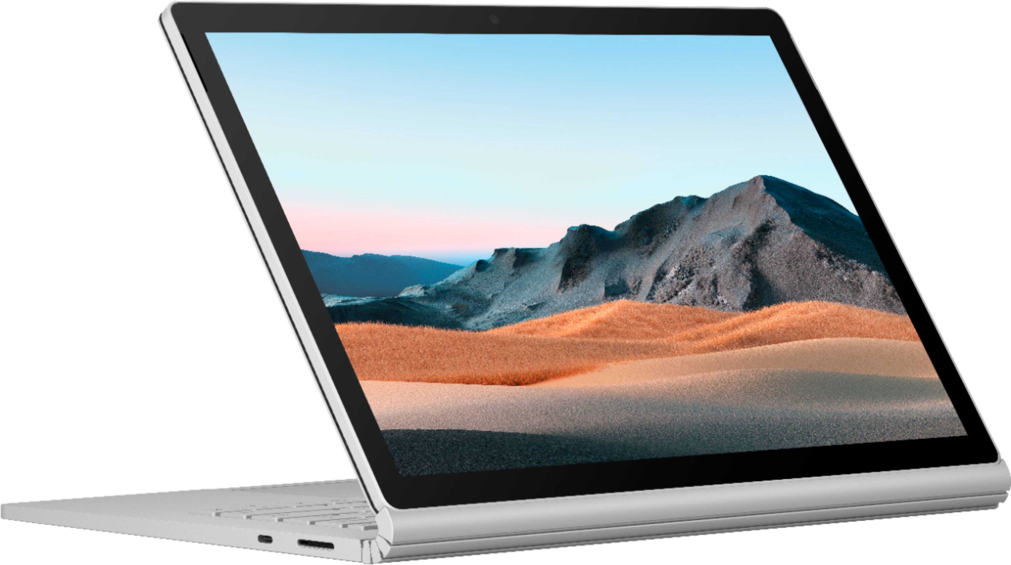 Alt View 14. Microsoft - Geek Squad Certified Refurbished Surface Book 3 - Intel Core i7 - 16GB - NVIDIA GeForce GTX 1650 Max-Q - 256GB SSD - Platinum.
