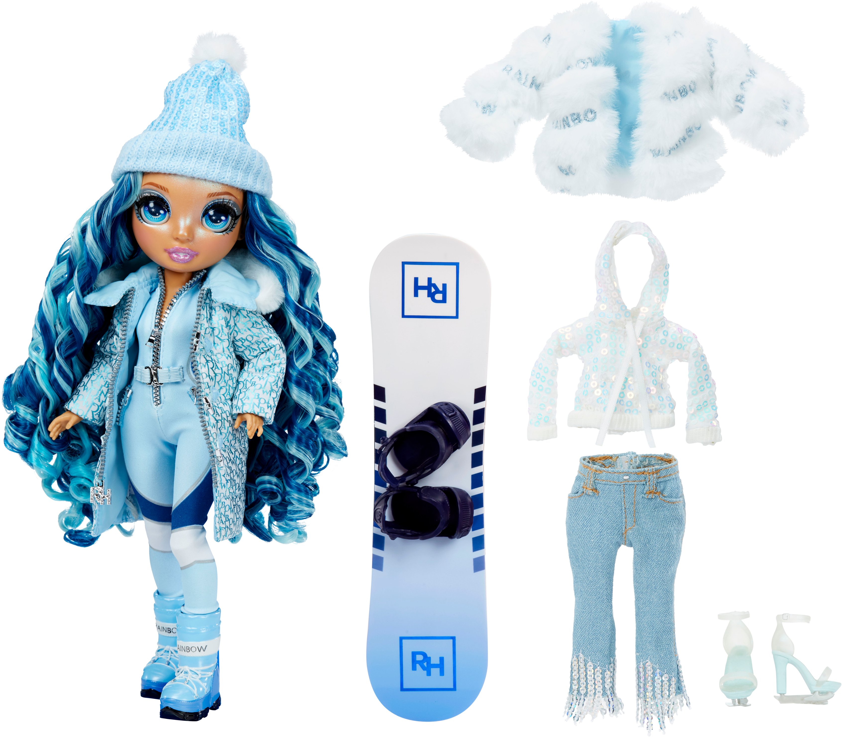 Best Buy: Rainbow High Winter Break Doll- Skyler Bradshaw Blue 574798