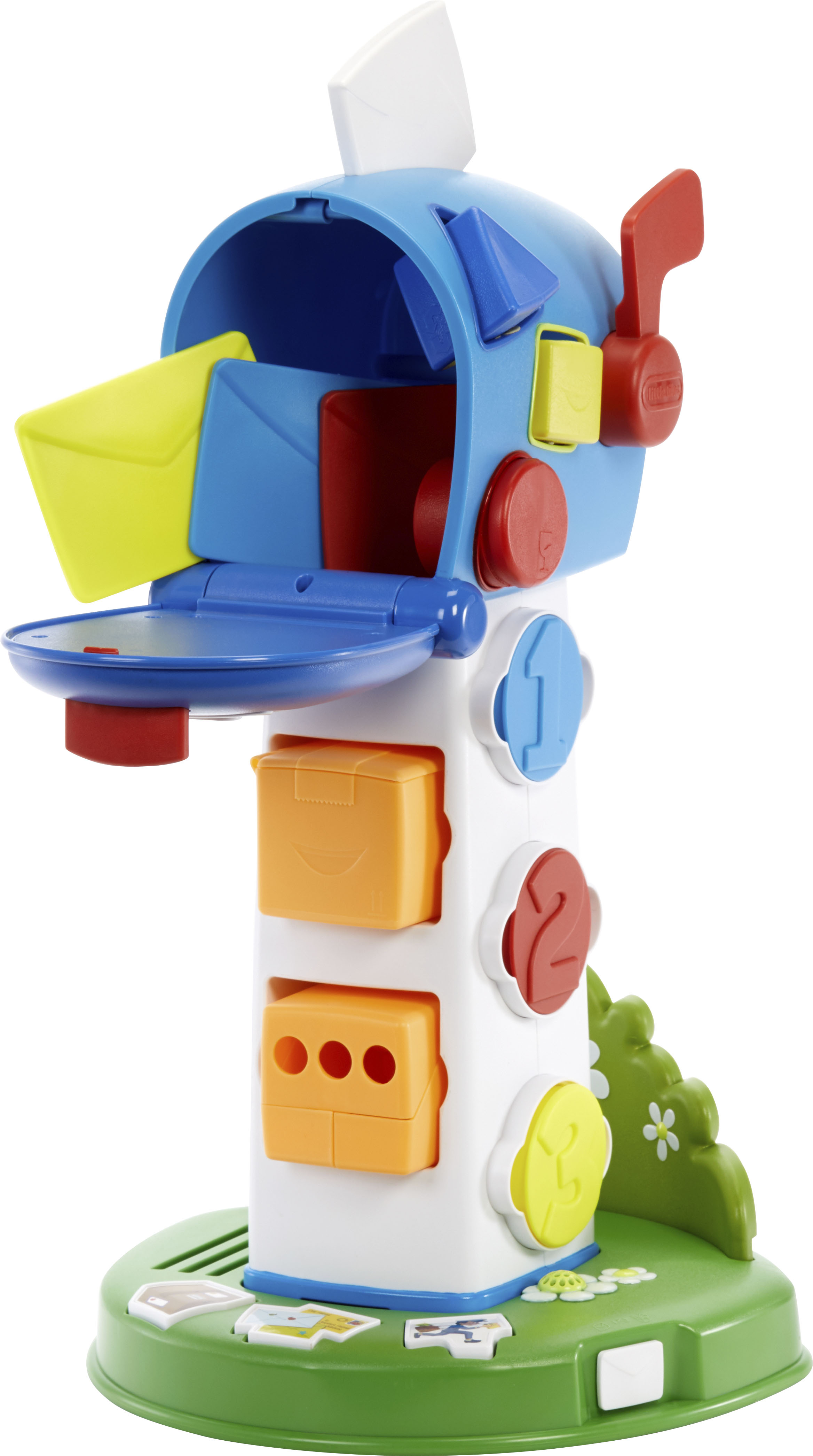 Angle View: Little Tikes Learn & Play My First Mailbox, Pretend Mailbox Playset for Learning Shapes, Numbers, and Colors - for Ages 1 -3 Years