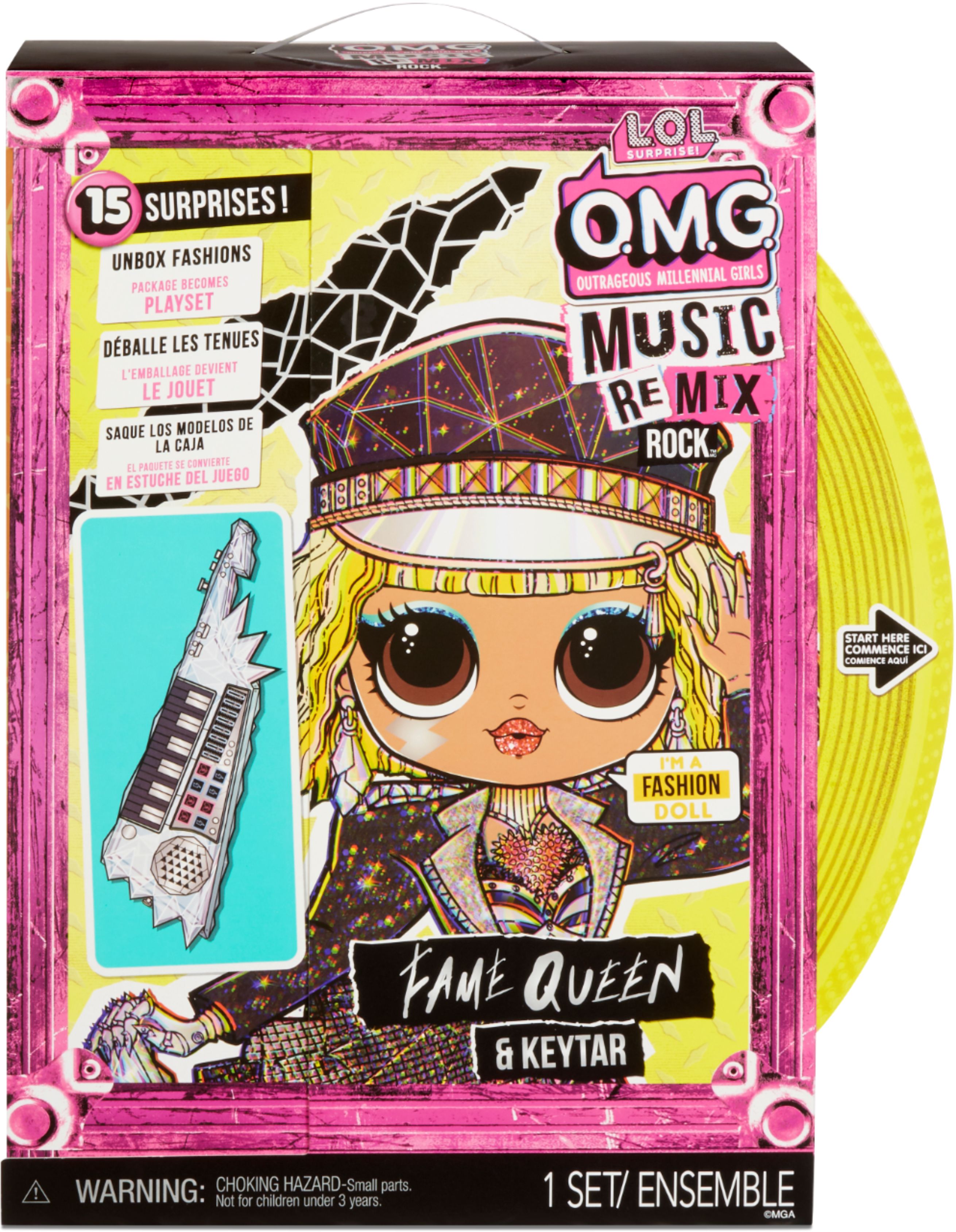 Angle View: L.O.L. Surprise! - OMG Remix Rock-  Fame Queen and Keytar