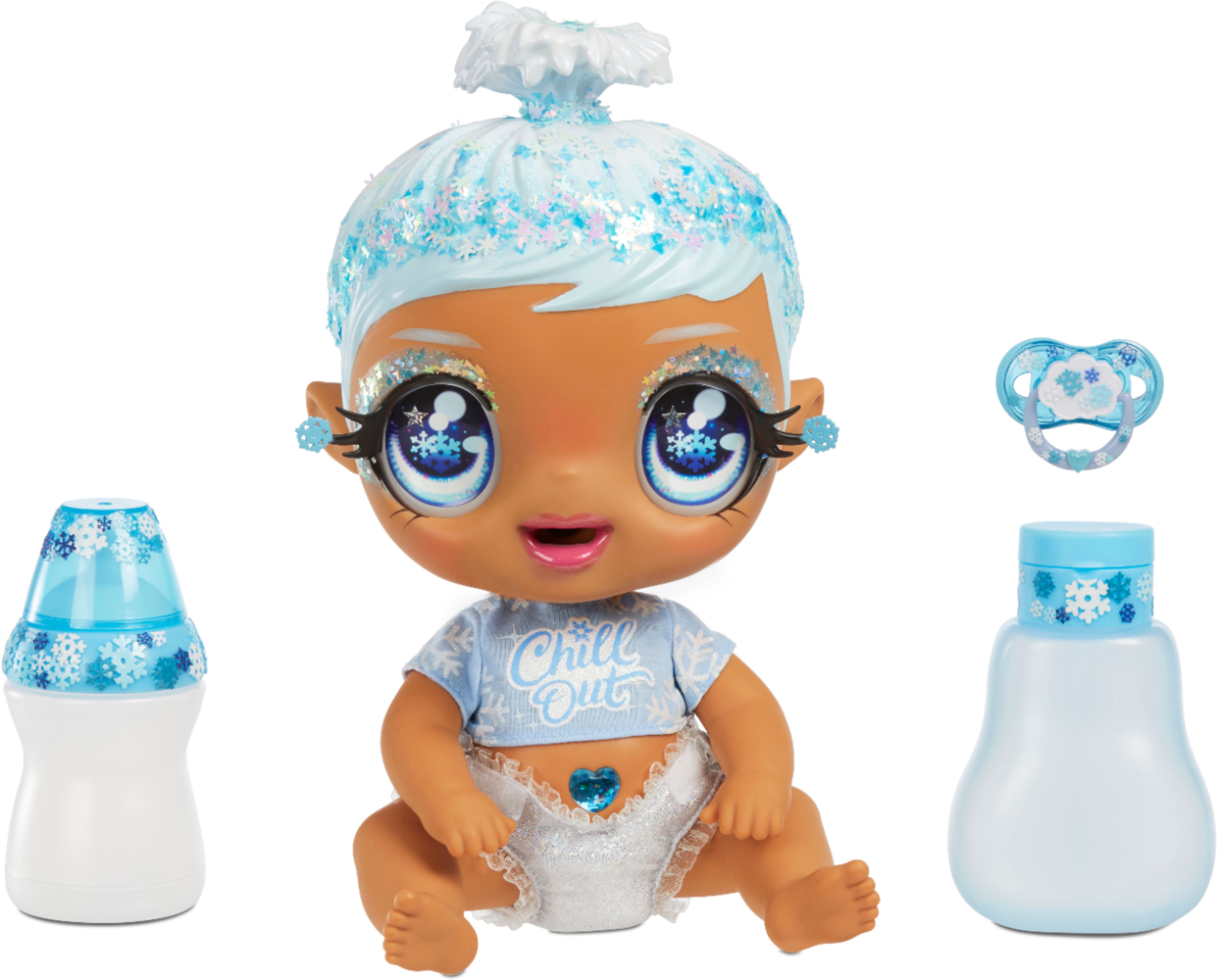 Best Buy: MGA Entertainment Glitter Babyz Doll Light Blue (Snowflake) 574859