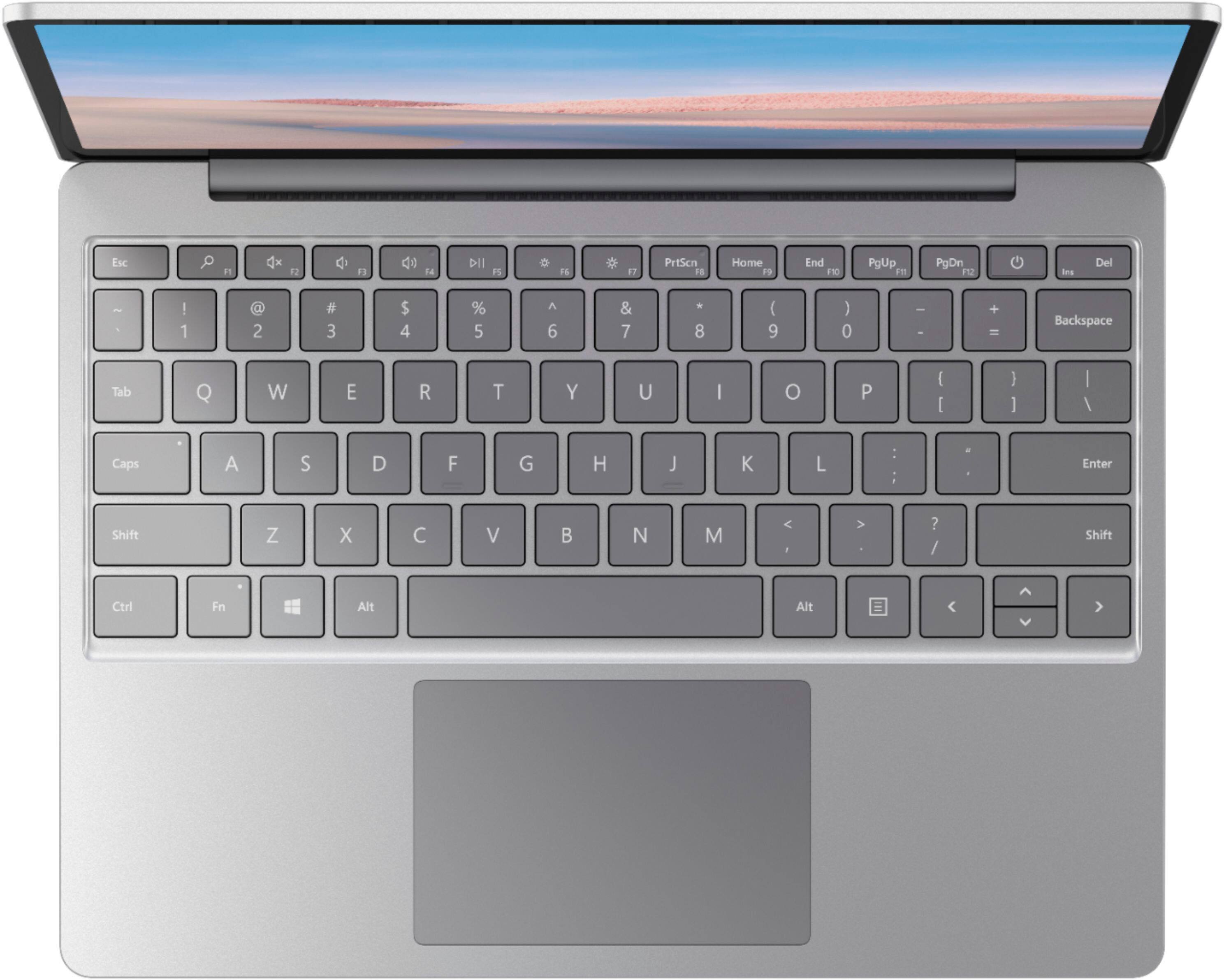Alt View 12. Microsoft - Geek Squad Certified Refurbished Surface Laptop Go 12.4" Touch-Screen Laptop - Intel Core i5 - 8GB Memory - 128GB SSD - Platinum.