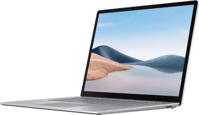 Front. Microsoft - Geek Squad Certified Refurbished Surface Laptop 4 - 15" Touch-Screen Laptop - Intel Core i7 - 16GB Memory - 512GB SSD - Platinum.