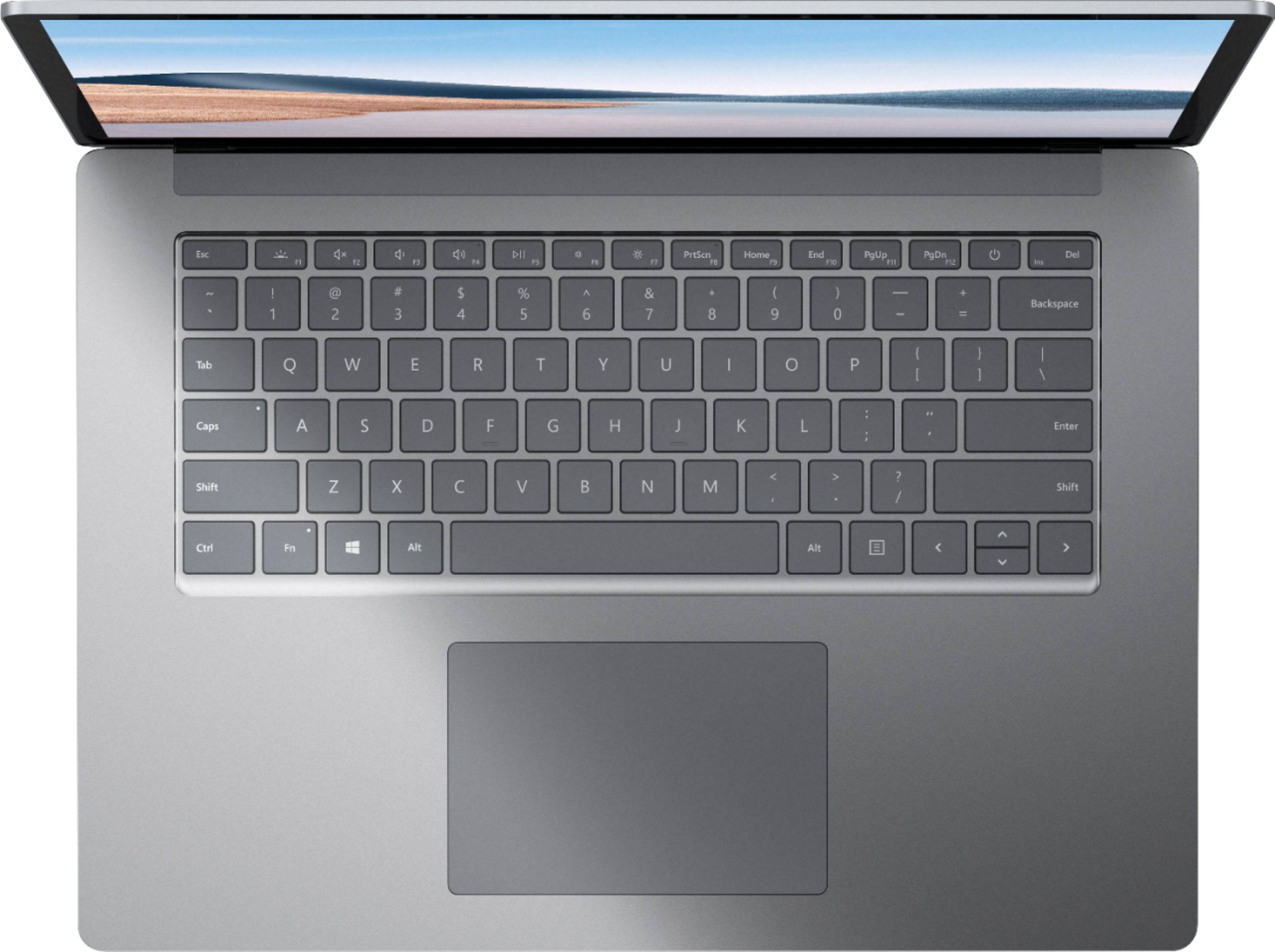 Alt View 12. Microsoft - Geek Squad Certified Refurbished Surface Laptop 4 - 15" Touch-Screen Laptop - Intel Core i7 - 16GB Memory - 512GB SSD - Platinum.