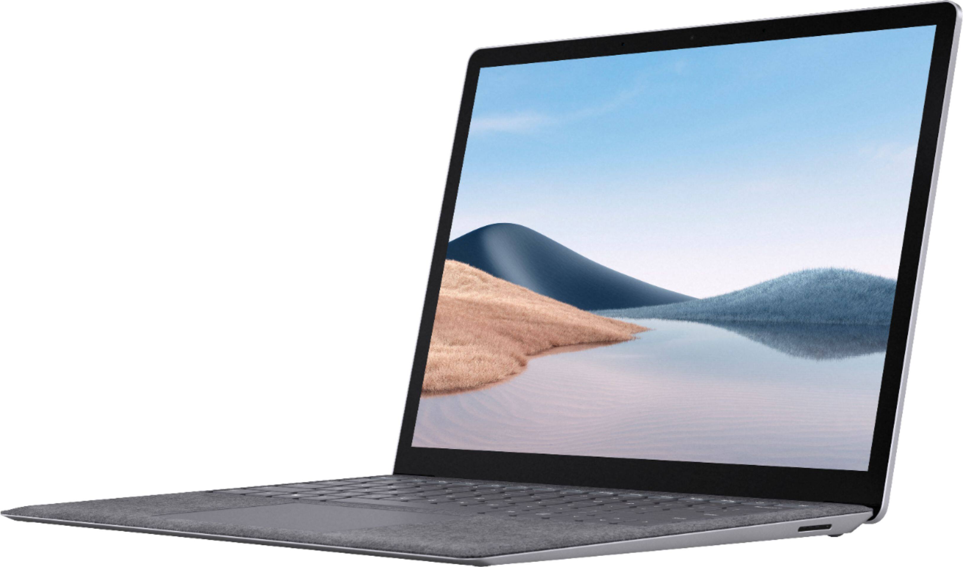 Front. Microsoft - Geek Squad Certified Refurbished Surface Laptop 4 - 13.5" Touch-Screen - Intel Core i5 - 8GB Memory - 512GB SSD - Platinum.