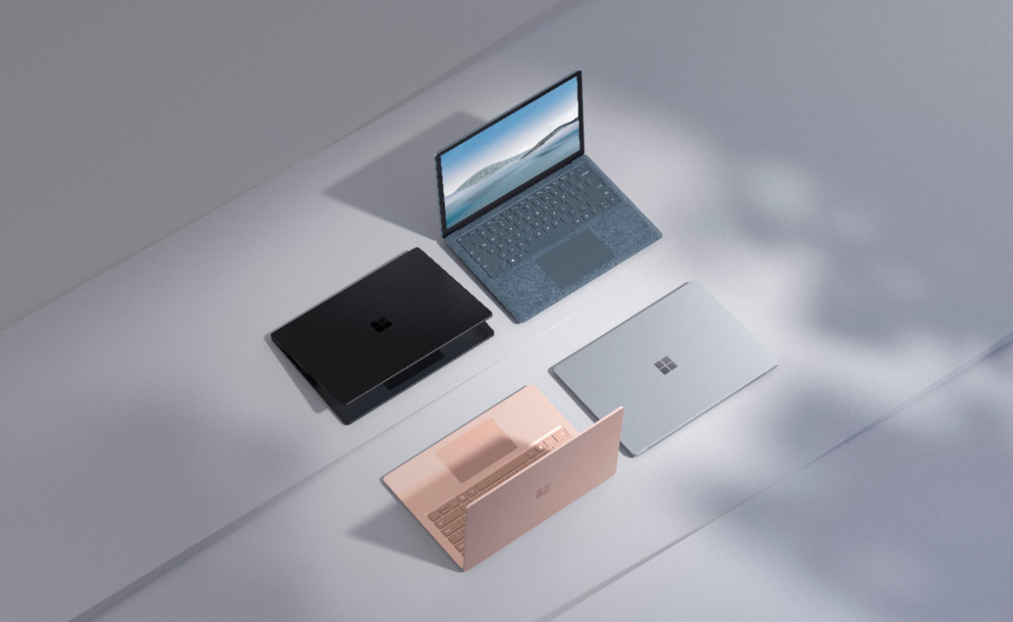 Alt View 16. Microsoft - Geek Squad Certified Refurbished Surface Laptop 4 13.5" Touch-Screen Laptop - Intel Core i5 - 8GB Memory - 512GB SSD - Ice Blue.