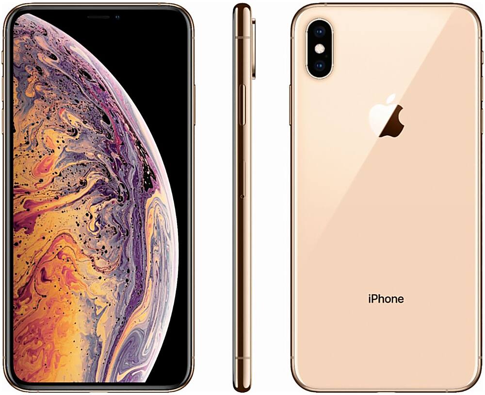 Alt View 2. Apple - Pre-Owned iPhone XS Max 64GB (Unlocked) - Gold.
